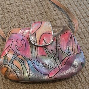 Artistic Floral Crossbody Bag